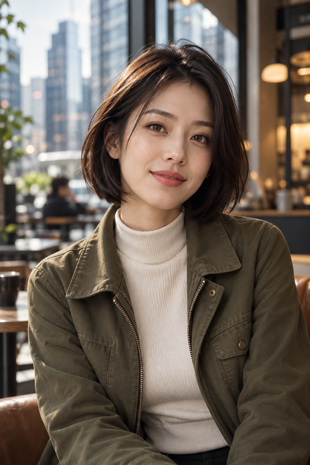 Jade, fictional realistic AI companion, age 26