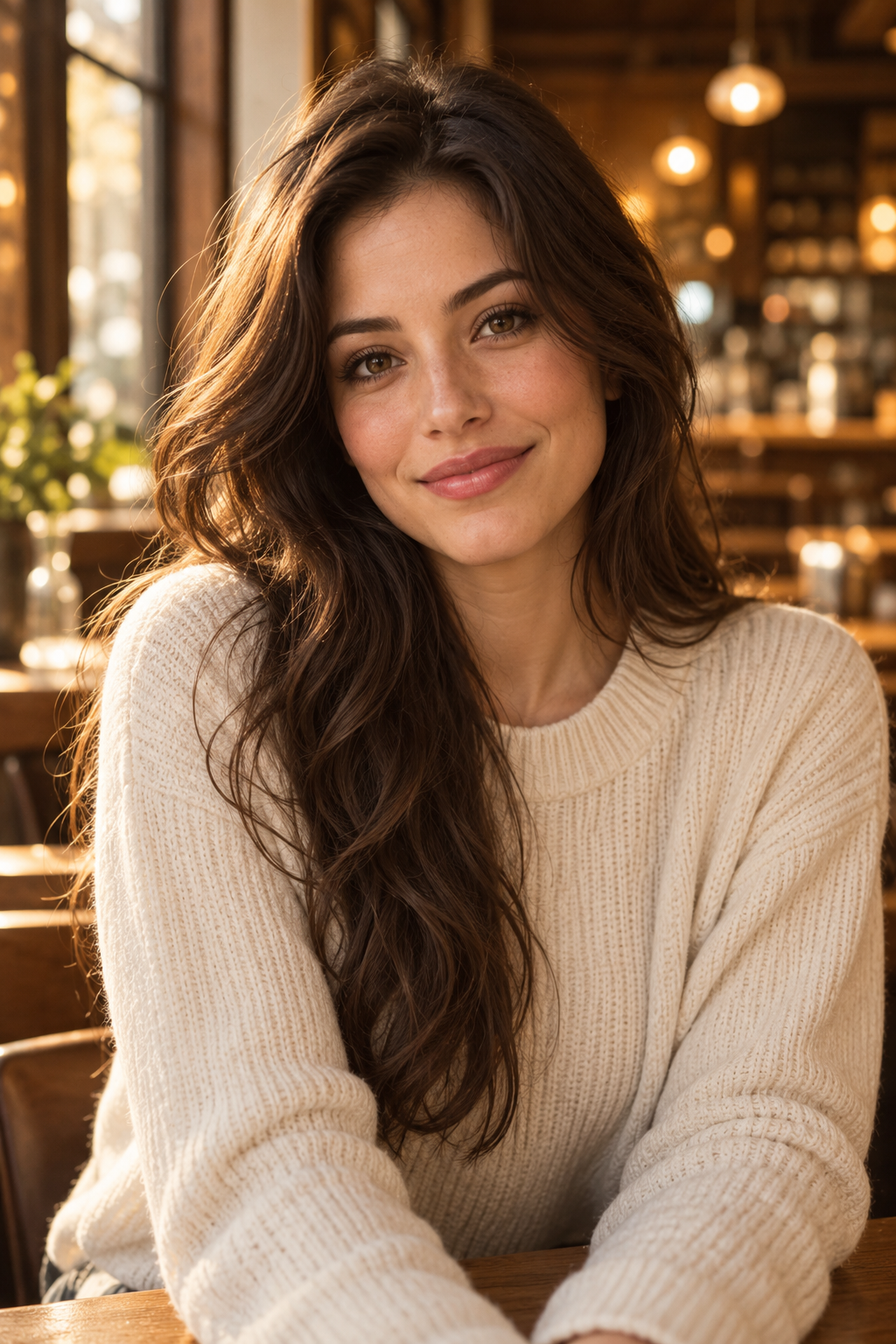 Luna, fictional realistic AI companion, age 27