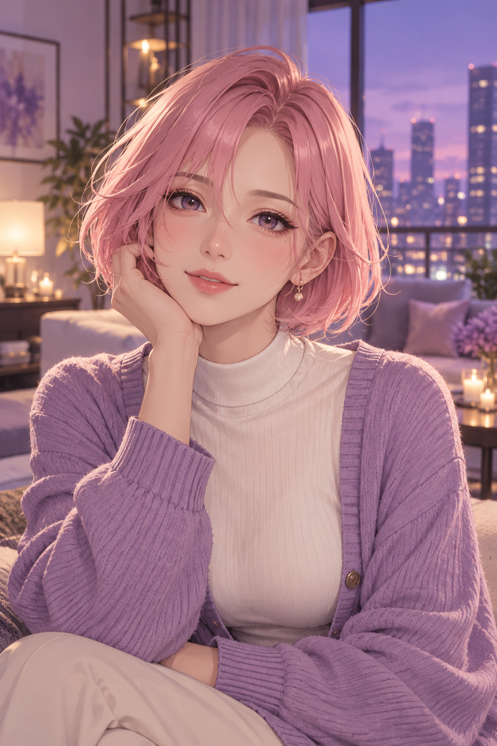 Sakura, fictional anime AI companion, age 26