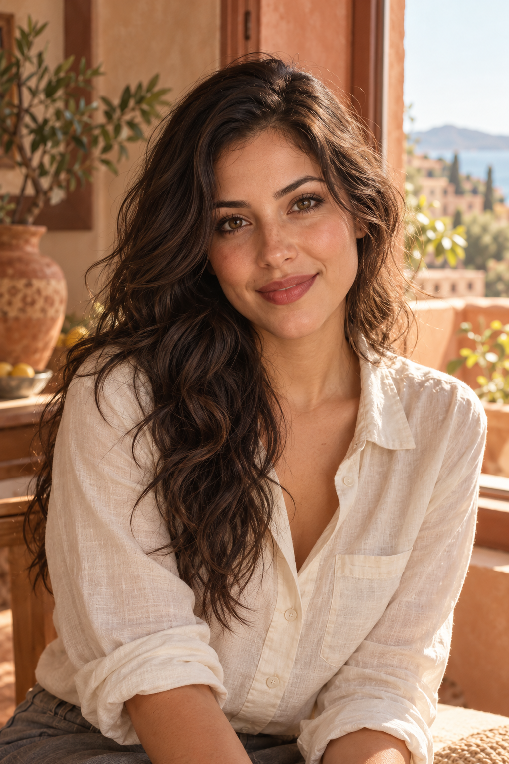 Sofia, fictional realistic AI companion, age 28
